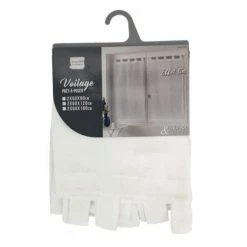 Paris Prix Paire De Voilages Zazy 60x120cm Blanc -Auchan Boutique B2CD 2665