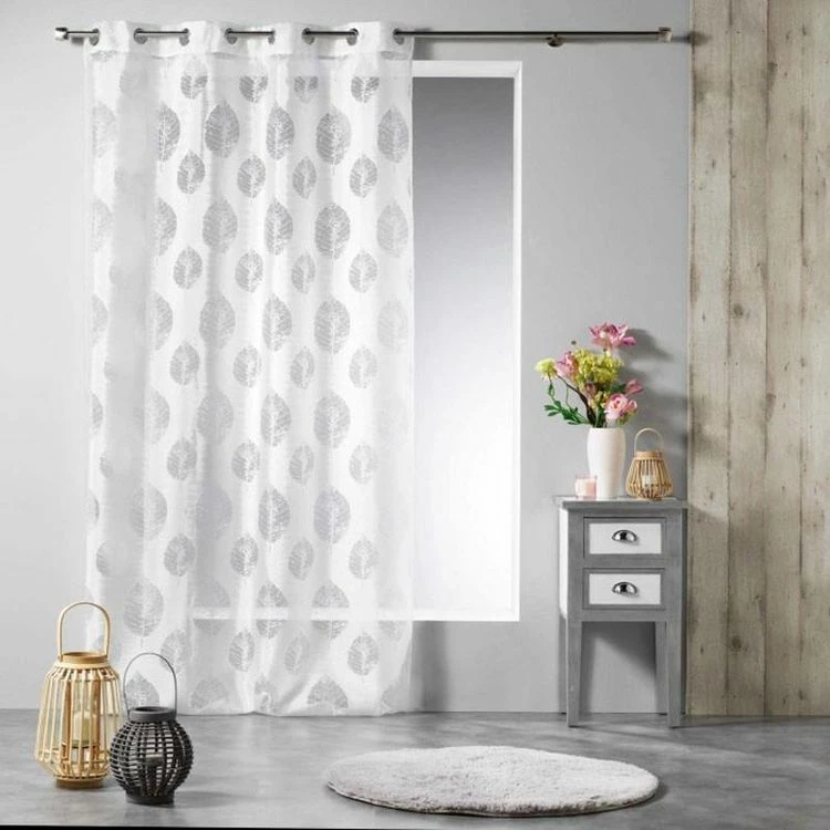 Paris Prix Rideau Voilage Hiberia 140x240cm Blanc 3 Paris Prix Rideau Voilage Hiberia 140x240cm Blanc