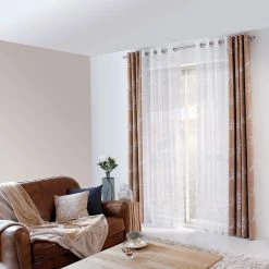 No Name Voilage à œillets 140x240 Sölden Beige -Auchan Boutique B2CD 2701