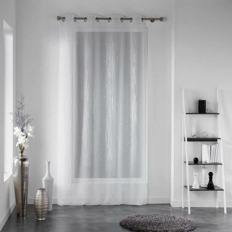 Paris Prix Rideau Voilage Filiane 140x240cm Blanc 3 Paris Prix Rideau Voilage Filiane 140x240cm Blanc