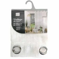 Paris Prix Rideau Voilage à Œillets Sidonie 140x240cm Blanc 13 Paris Prix Rideau Voilage à Œillets Sidonie 140x240cm Blanc -Auchan Boutique B2CD 2740