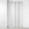 Paris Prix Rideau Voilage à Œillets Poesia 140x280cm Blanc -Auchan Boutique B2CD 2747