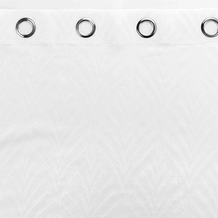 Paris Prix Rideau Voilage à Œillets Poesia 140x280cm Blanc 5 Paris Prix Rideau Voilage à Œillets Poesia 140x280cm Blanc – Image 3