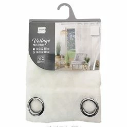 Paris Prix Rideau Voilage à Œillets Poesia 140x280cm Blanc 13 Paris Prix Rideau Voilage à Œillets Poesia 140x280cm Blanc -Auchan Boutique B2CD 2752