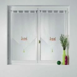 Paris Prix Paire De Voilages Epinéa 60x120cm Blanc