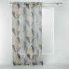 Paris Prix Rideau Voilage à Œillets Tounsy 140x240cm Gris -Auchan Boutique B2CD 2765