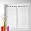 Paris Prix Paire De Voilages Candide 60x120cm Blanc -Auchan Boutique B2CD 2784