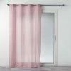 Paris Prix Rideau Voilage à Œillets Mitsy 140x240cm Rose