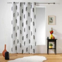 Paris Prix Rideau Voilage à Œillets Eternity 140x240cm Naturel