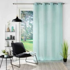 Paris Prix Rideau Voilage à Œillets Soane 140x240cm Menthe 8 Paris Prix Rideau Voilage à Œillets Soane 140x240cm Menthe -Auchan Boutique B2CD 2811