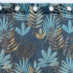 Paris Prix Rideau Voilage à Œillets Ornella 140x280cm Bleu -Auchan Boutique B2CD 2817