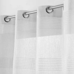 Paris Prix Rideau Voilage à Œillets Ajourela 140x280cm Blanc -Auchan Boutique B2CD 2825