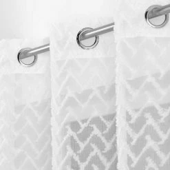 Paris Prix Rideau Voilage à Œillets Roxia 140x240cm Blanc -Auchan Boutique B2CD 2833