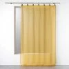 Paris Prix Rideau Voilage à Anneaux Linka 140x280cm Jaune -Auchan Boutique B2CD 2848