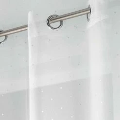 Paris Prix Rideau Voilage à Œillets Orion 140x240cm Blanc -Auchan Boutique B2CD 2887