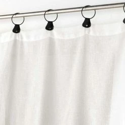 Paris Prix Rideau Voilage à Anneaux Linka 140x240cm Blanc 6 Paris Prix Rideau Voilage à Anneaux Linka 140x240cm Blanc -Auchan Boutique B2CD 2890