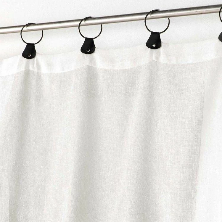 Paris Prix Rideau Voilage à Anneaux Linka 140x240cm Blanc 4 Paris Prix Rideau Voilage à Anneaux Linka 140x240cm Blanc – Image 2