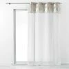 Paris Prix Rideau Voilage Ă Ĺ’illets Palmy Shine 140x240cm Argent 1 Paris Prix Rideau Voilage Ă Ĺ’illets Palmy Shine 140x240cm Argent -Auchan Boutique B2CD 2893