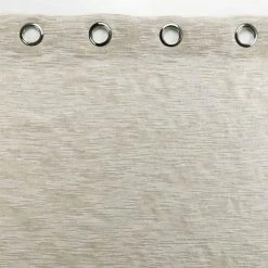 Paris Prix Rideau Voilage à Œillets Zebra 140x240cm Lin -Auchan Boutique B2CD 2899