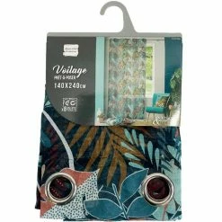 Paris Prix Rideau Voilage à Œillets Jacala II 140x240cm Bleu -Auchan Boutique B2CD 2916