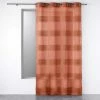 Paris Prix Rideau à Œillets Tissé Terraza 140x280cm Terracotta -Auchan Boutique B2CD 2926