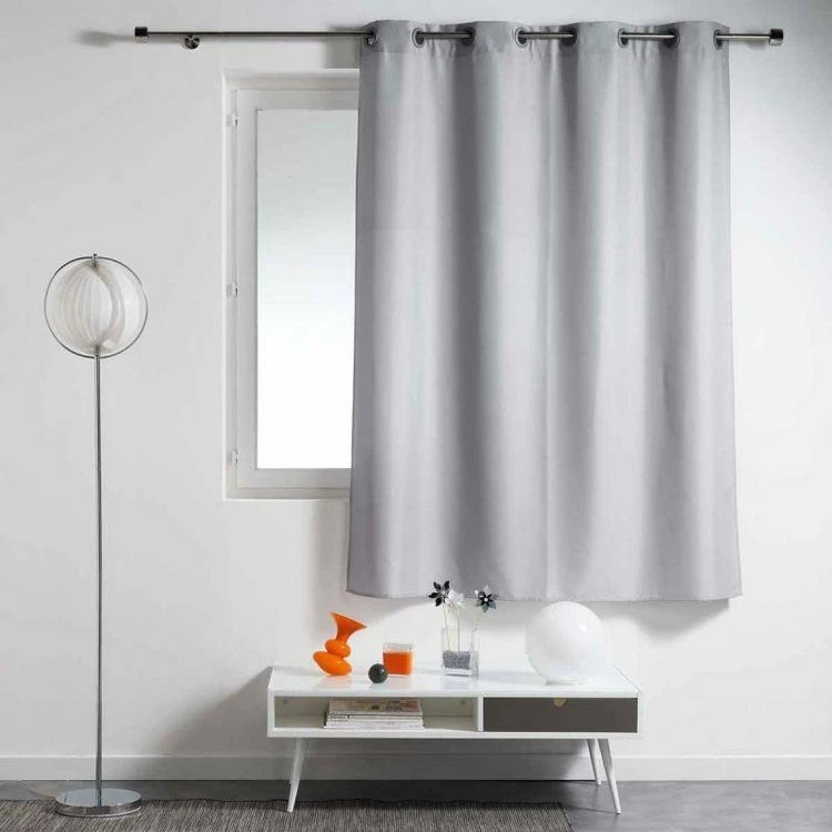 Paris Prix Rideau à Oeillets Essentiel 140x180cm Gris 3 Paris Prix Rideau à Oeillets Essentiel 140x180cm Gris