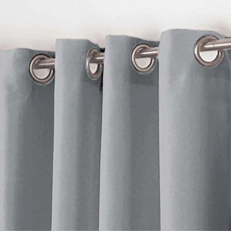 Paris Prix Rideau à Oeillets Essentiel 140x180cm Gris 4 Paris Prix Rideau à Oeillets Essentiel 140x180cm Gris – Image 2