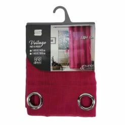 Paris Prix Rideau Voilage à Œillets Zazy 140x240cm Fuchsia 11 Paris Prix Rideau Voilage à Œillets Zazy 140x240cm Fuchsia -Auchan Boutique B2CD 2952
