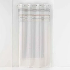 Paris Prix Rideau Voilage à Œillets Zola 140x240cm Blanc