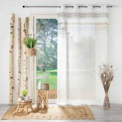 Paris Prix Rideau Voilage à Œillets Zola 140x240cm Blanc 11 Paris Prix Rideau Voilage à Œillets Zola 140x240cm Blanc -Auchan Boutique B2CD 2962