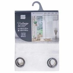 Paris Prix Rideau Voilage à Œillets Zola 140x240cm Blanc 13 Paris Prix Rideau Voilage à Œillets Zola 140x240cm Blanc -Auchan Boutique B2CD 2964