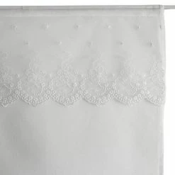 No Name Paire Vitrages 60x160 Massala Blanc -Auchan Boutique B2CD 2978