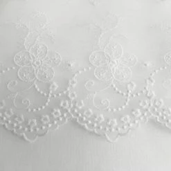 No Name Paire Vitrages 60x160 Massala Blanc -Auchan Boutique B2CD 2980