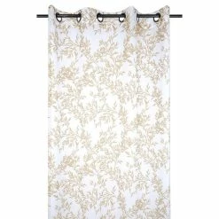Lovely Casa Voilage à œillets 135x260 Cm Goldy Or
