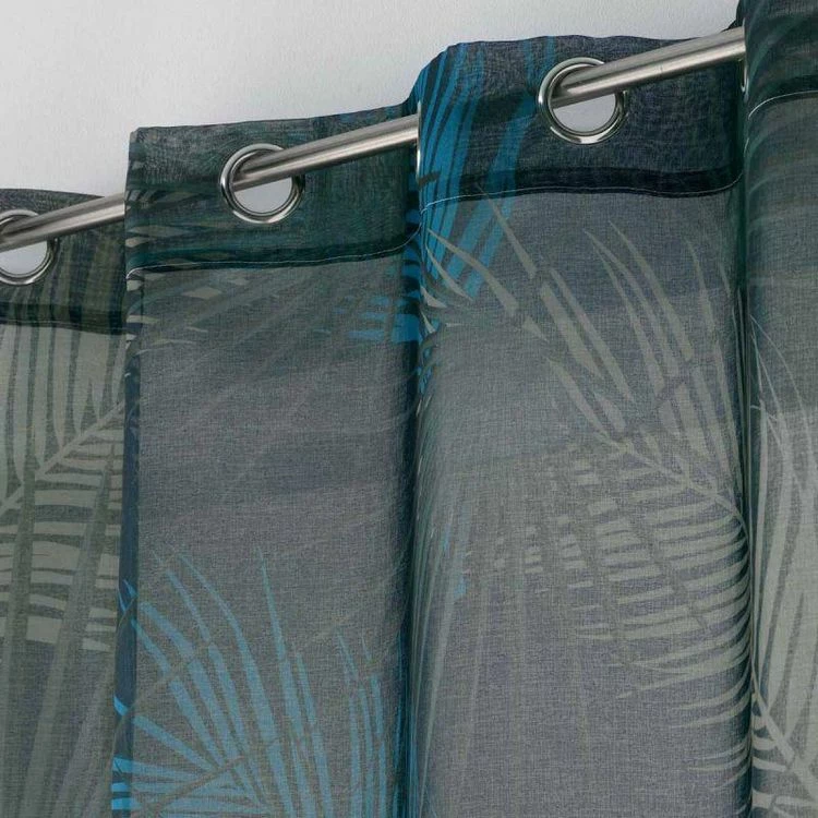 Paris Prix Rideau Voilage à Oeillets Malyssa 140x240cm Gris 4 Paris Prix Rideau Voilage à Oeillets Malyssa 140x240cm Gris – Image 2