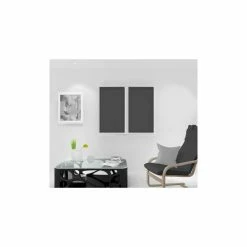 Soleil D'ocre Paire De Brise Bise 45x90 Cm DOLLY Anthracite