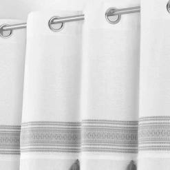 Paris Prix Rideau à Œillets Amaya 140x240cm Gris -Auchan Boutique B2CD 304