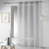 Paris Prix Rideau Voilage Telma 140x280cm Gris -Auchan Boutique B2CD 3040