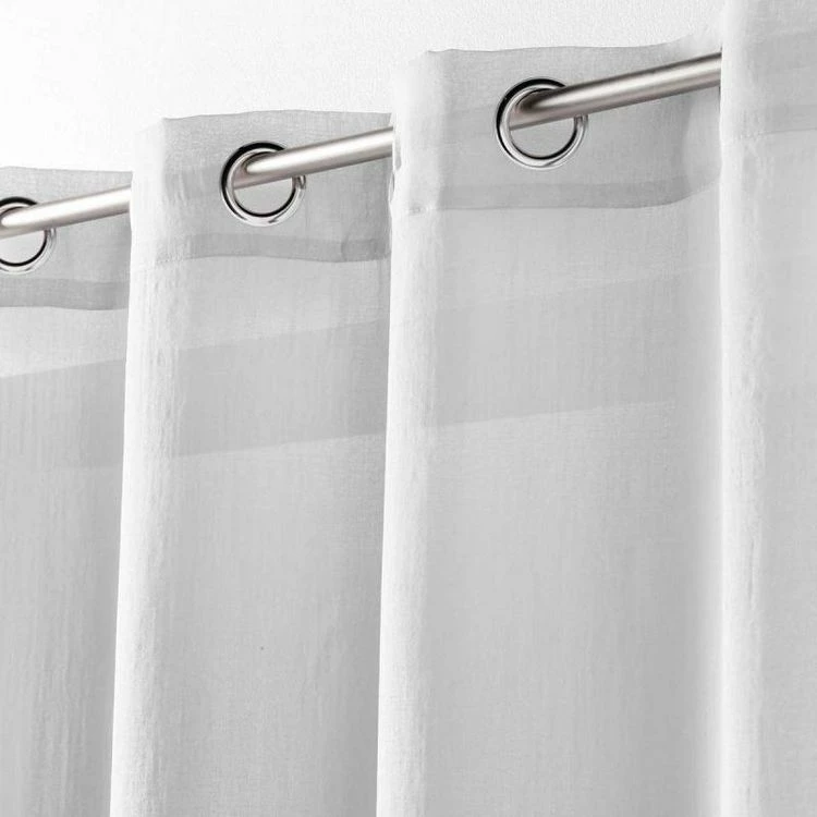 Paris Prix Rideau Voilage Telma 140x280cm Gris 5 Paris Prix Rideau Voilage Telma 140x280cm Gris – Image 3