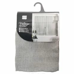 Paris Prix Paire De Voilages Soane 60x120cm Gris 9 Paris Prix Paire De Voilages Soane 60x120cm Gris -Auchan Boutique B2CD 3047