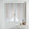 Paris Prix Paire De Voilages Balina 60x90cm Naturel -Auchan Boutique B2CD 3049