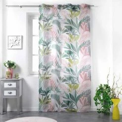 Paris Prix Rideau Voilage à Œillets Assana 140x240cm Rose 9 Paris Prix Rideau Voilage à Œillets Assana 140x240cm Rose -Auchan Boutique B2CD 3062