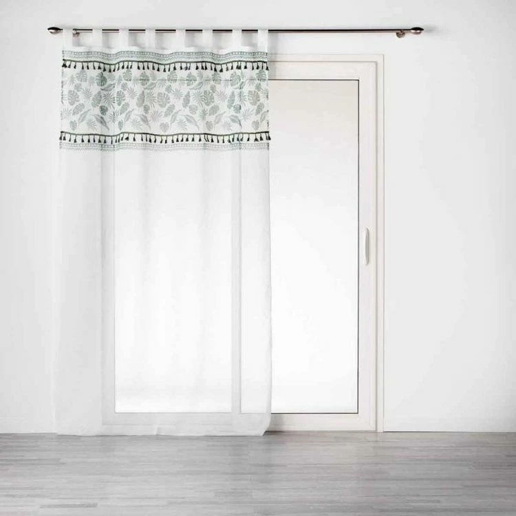 Paris Prix Rideau Voilage à Passants Milagreen 140x240cm Blanc 3 Paris Prix Rideau Voilage à Passants Milagreen 140x240cm Blanc