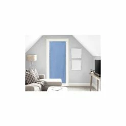 Soleil D'ocre Voile Pour Porte Fenêtre En Coton 90x200 Cm PANAMA Bleu