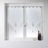 Paris Prix Paire De Voilages Love Spirit 60x160cm Blanc