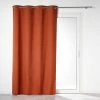 Paris Prix Rideau Occultant Obscure 140x260cm Terracotta -Auchan Boutique B2CD 312