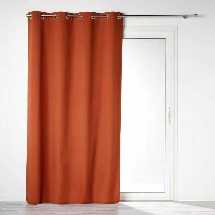 Paris Prix Rideau Occultant Obscure 140x260cm Terracotta 3 Paris Prix Rideau Occultant Obscure 140x260cm Terracotta