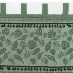 Paris Prix Rideau Voilage à Passants Milagreen 140x240cm Vert 9 Paris Prix Rideau Voilage à Passants Milagreen 140x240cm Vert -Auchan Boutique B2CD 3136