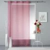 Paris Prix Rideau Voilage à Œillets Stellaire 140x240cm Rouge -Auchan Boutique B2CD 3171