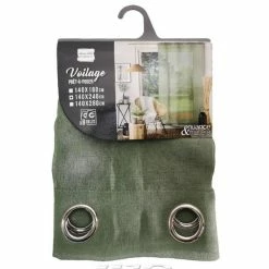 Paris Prix Rideau Voilage à Œillets Sandra 140x240cm Kaki 11 Paris Prix Rideau Voilage à Œillets Sandra 140x240cm Kaki -Auchan Boutique B2CD 3189